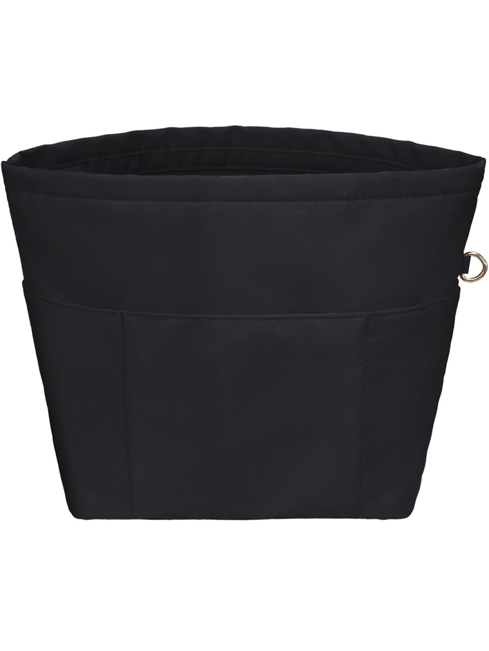 Purse Insert Organizers for Petite Tote Bag Organizer Shaper with Zipper Black